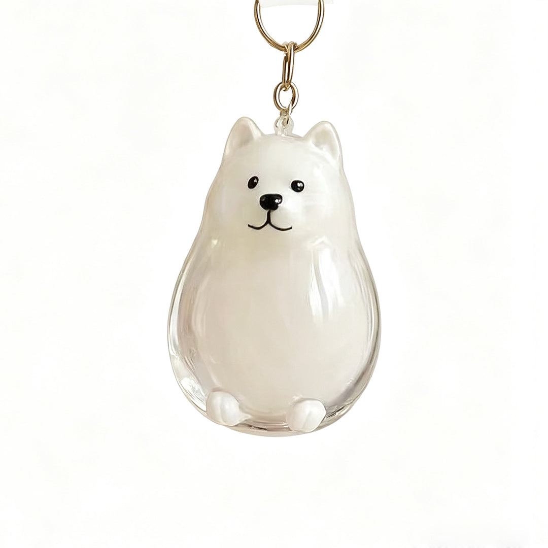 Personalized Pet Hair Keepsake Keychain