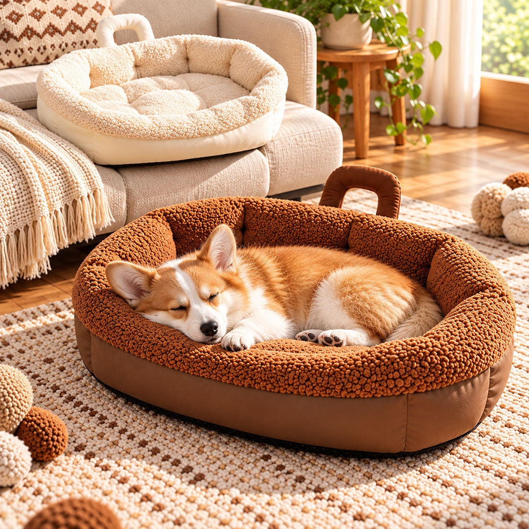 Cozy Plush Pet Sofa Bed