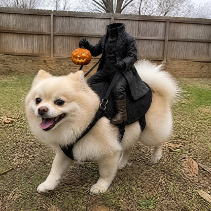 Puptailor Headless Horseman Pet Halloween Costume