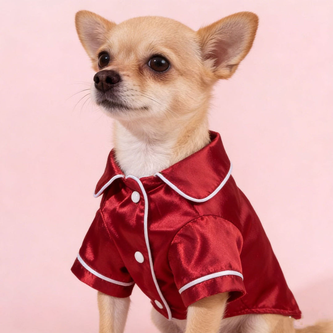Personalized Custom Faux Silk Pet Pajamas
