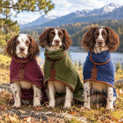 Personalized Hooded Microfiber Dog Bathrobe