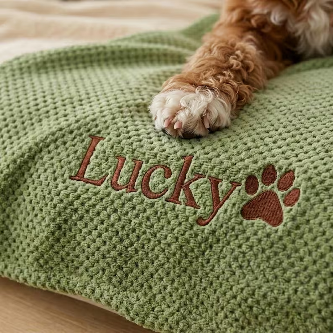 Personalized Coral Fleece Pet Blanket