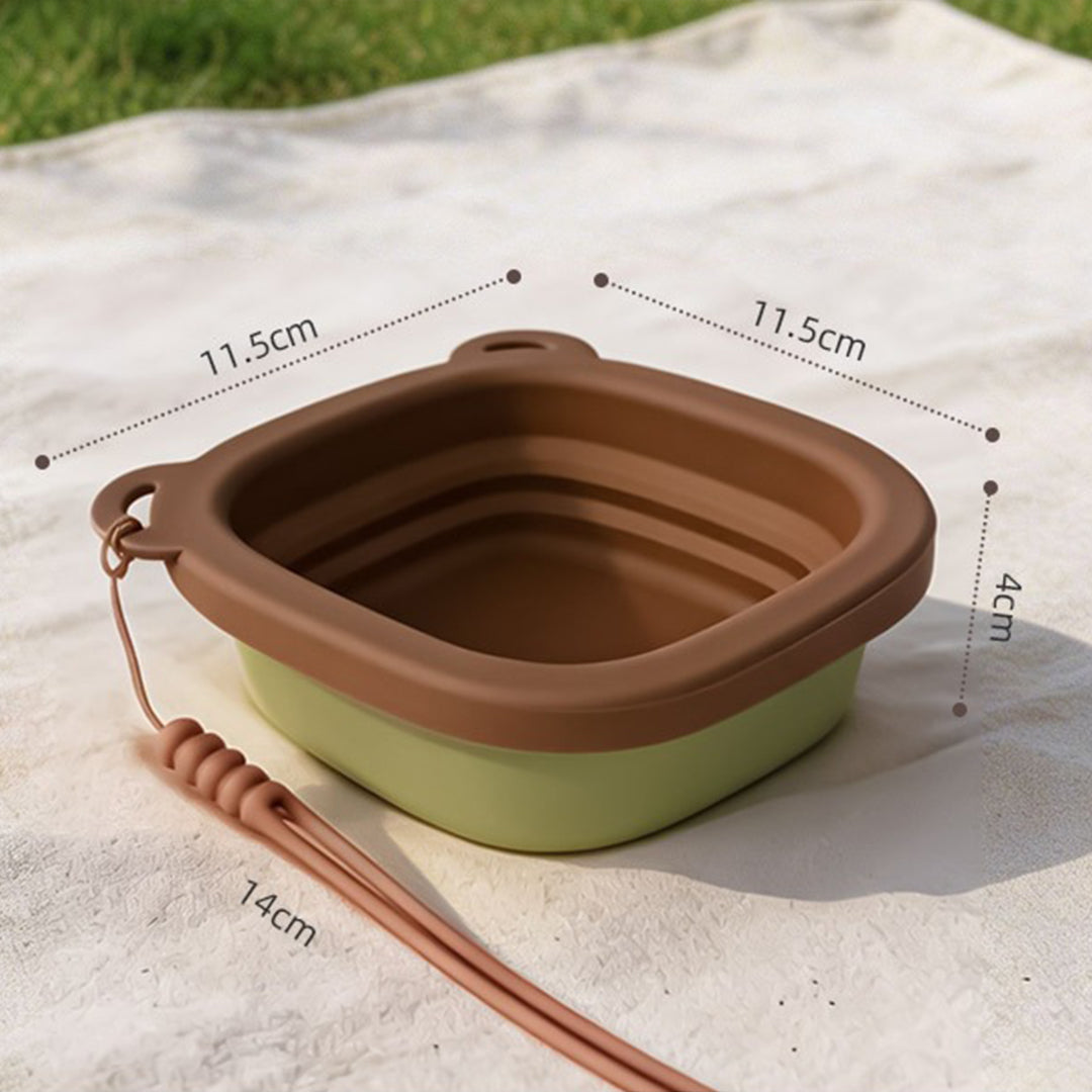 Portable Pet Feeding Water Bowl