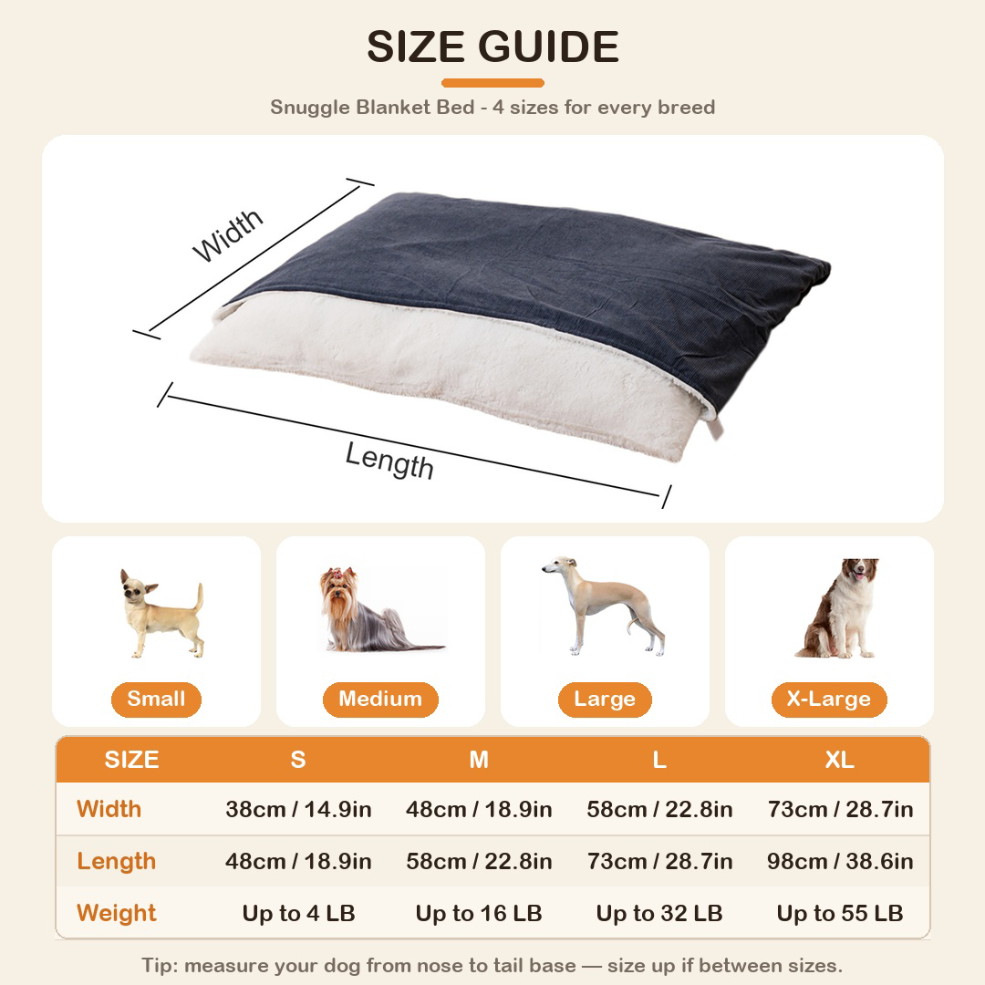 Puptailor Personalized Burrowing Dog Bed-Dog Snuggle Sack