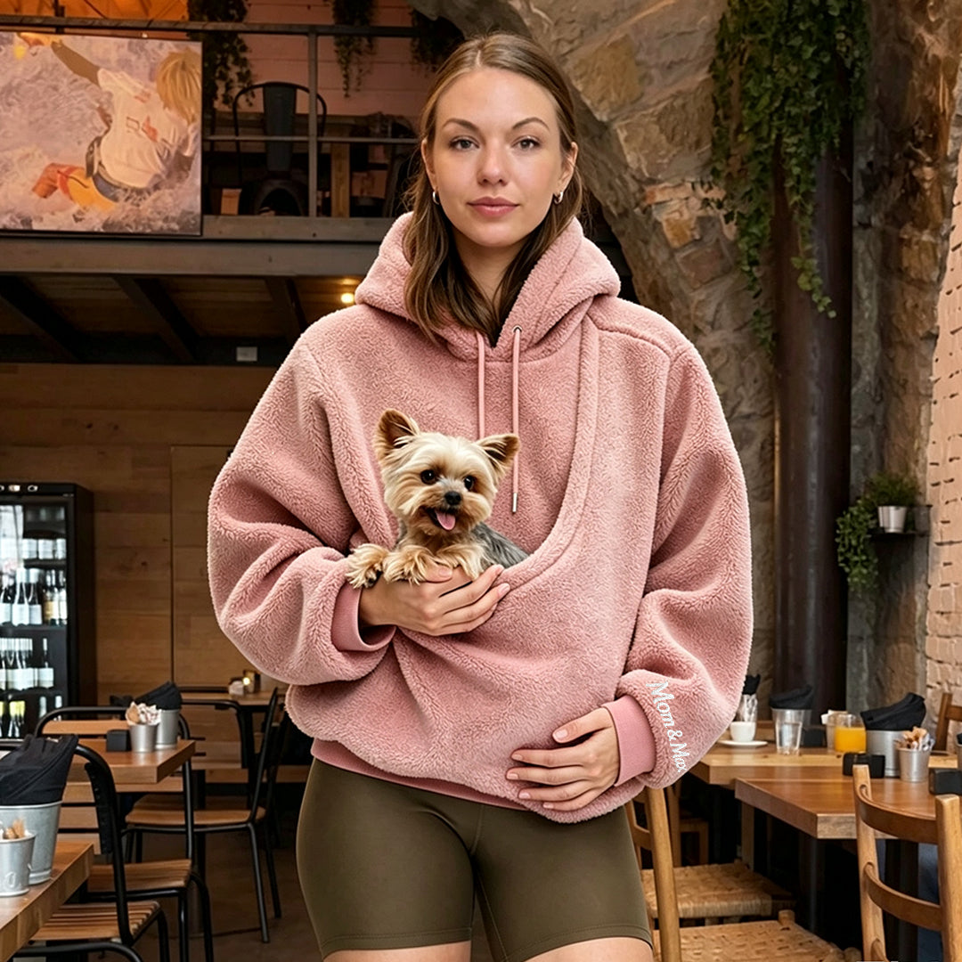 Puptailor Kangaroo Pouch Unisex Fleece Pet Carrier Hoodies