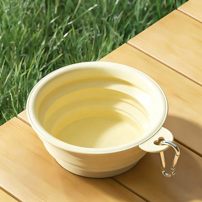 Collapsible Silicone Travel Dog Bowl