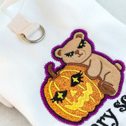 Puptailor Personalized Halloween Embroidered Pet Hoodie