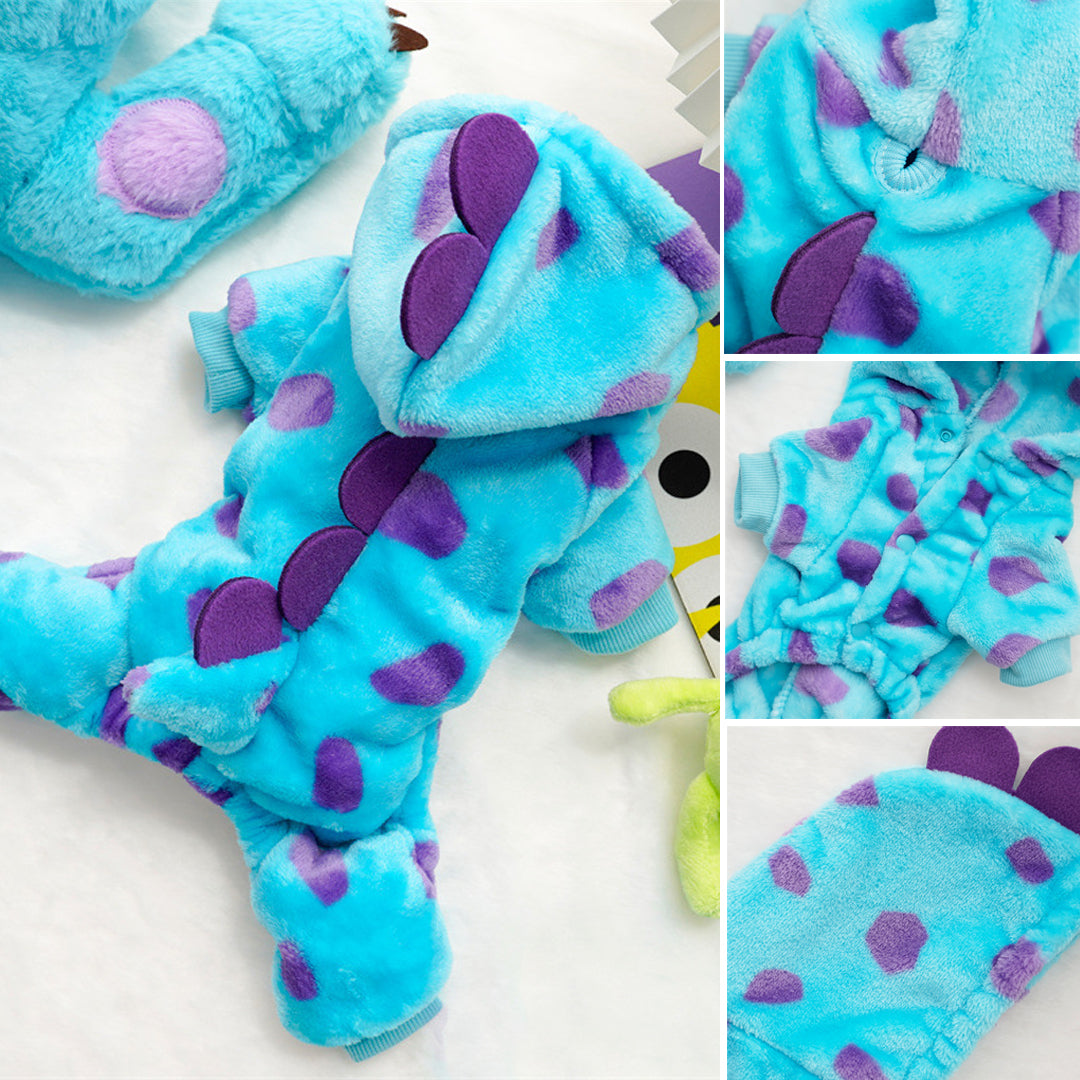Cute Flannel Pet Onesie Costume