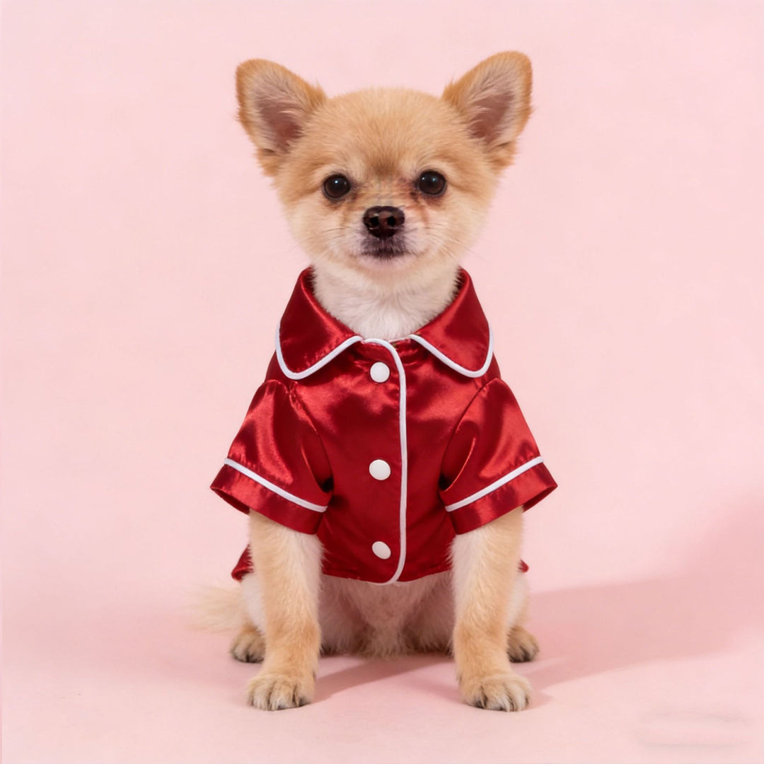 Personalized Custom Faux Silk Pet Pajamas