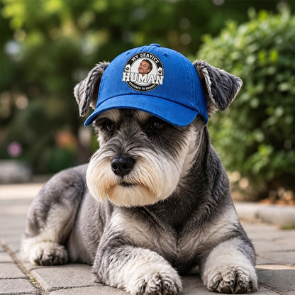 Personalized Photo & Dog Name Baseball Cap For Dogs