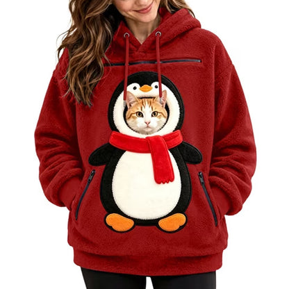 Christmas Character Pet Carrier Hoodie