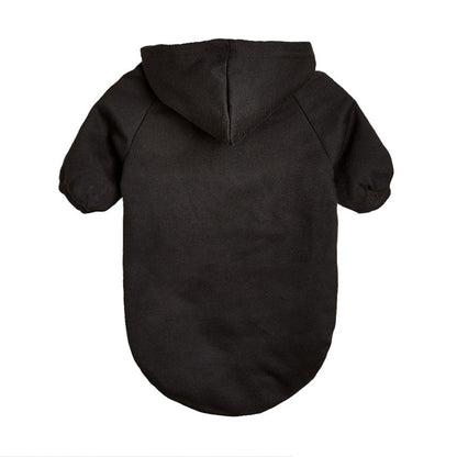 Personalized Embroidery Solid-Color Warm Pet Hoodie