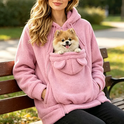 Custom Embroidered Pet Carrier Hoodie
