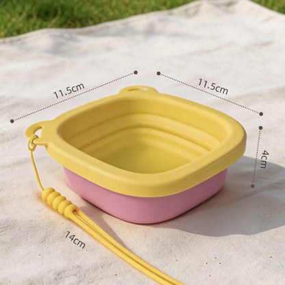 Portable Pet Feeding Water Bowl