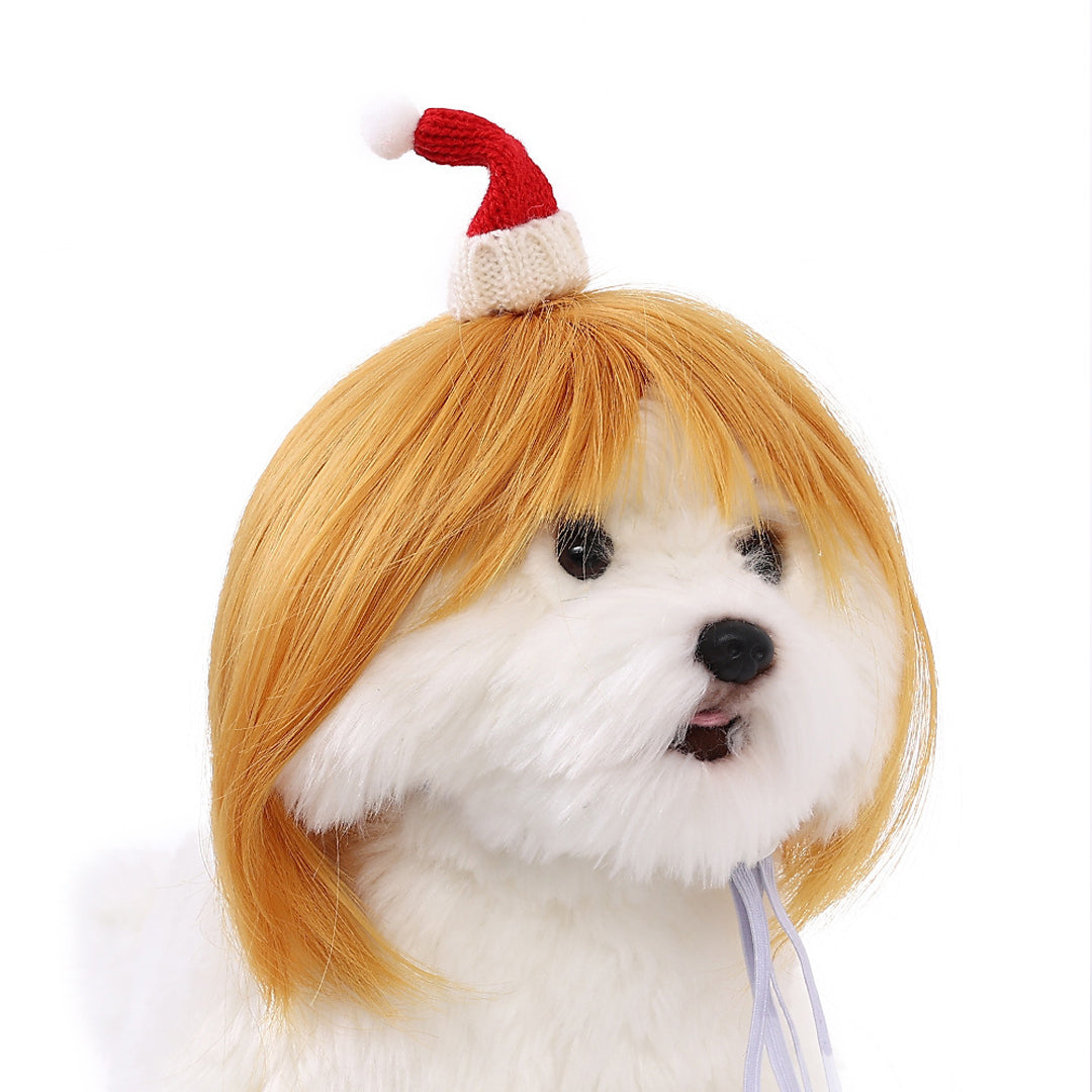 Funny Dog Wigs — Adjustable Pet Costume Hair