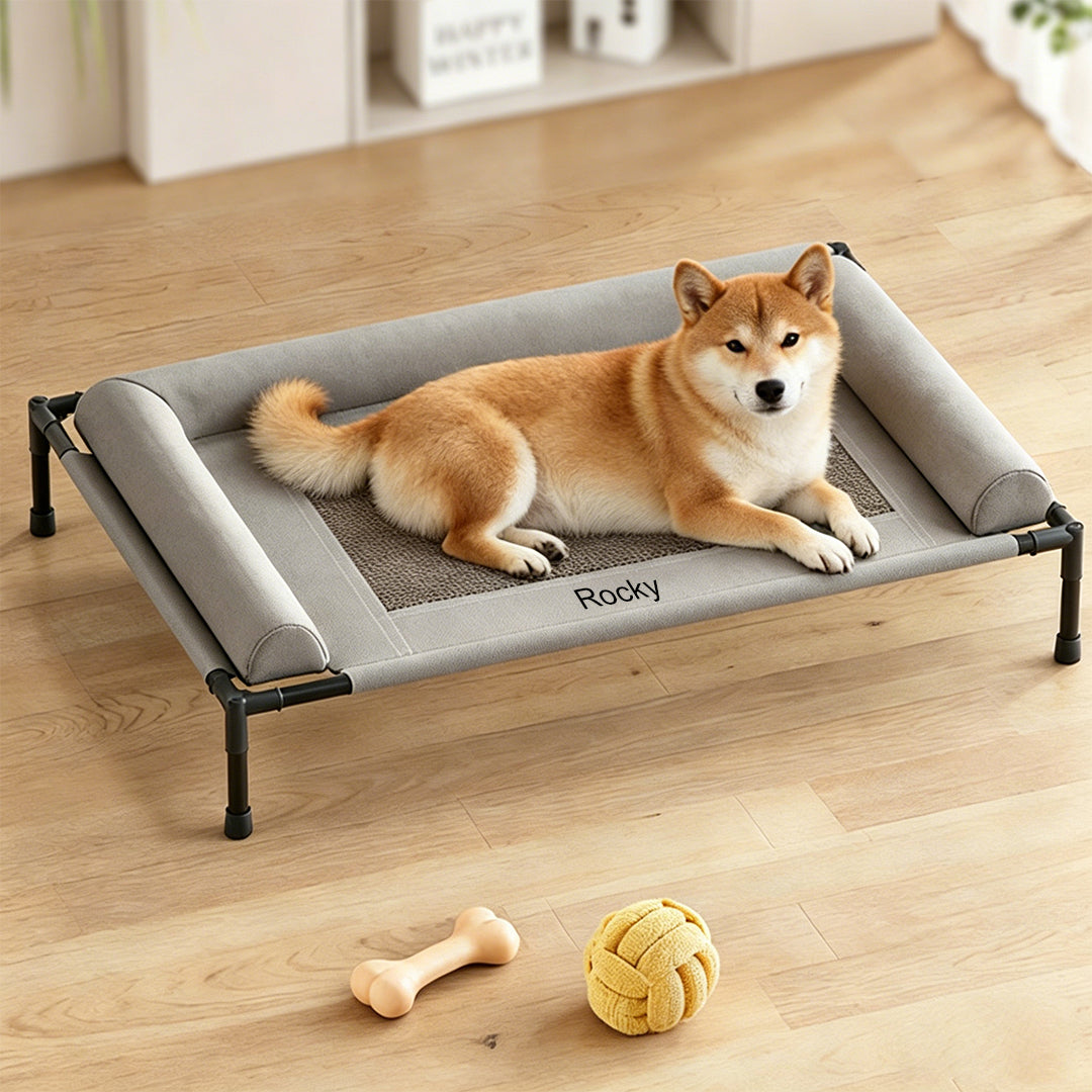 Personalized Cooling Dog Bed