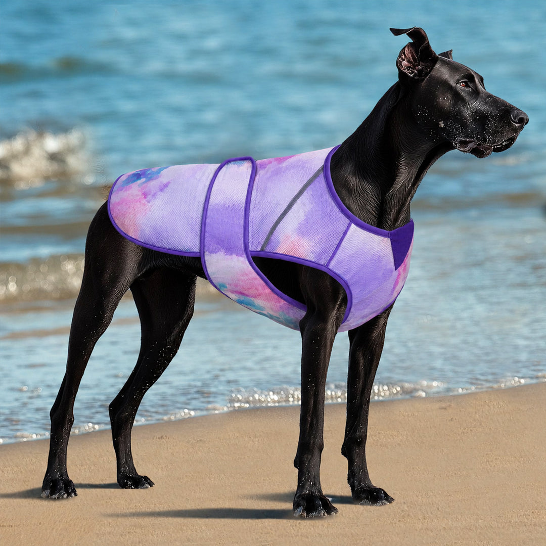 Personalized Dog Cooling Tie-dye Vest