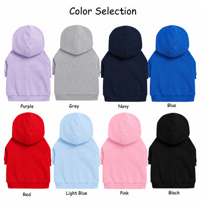 Personalized Dog Patchwork Embroidered Hooded