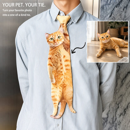 Personalized Pet-Shaped Fun Ties