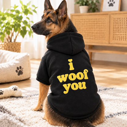 I Woof You Dog Hoodie