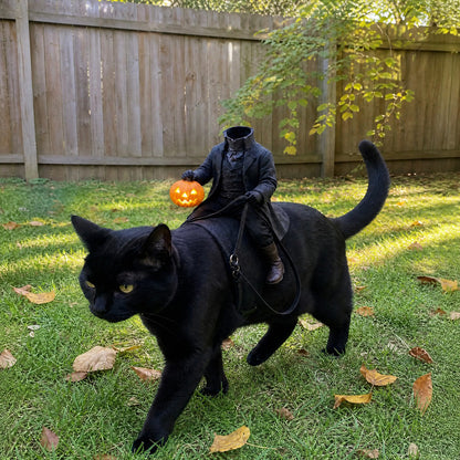 Puptailor Headless Horseman Pet Halloween Costume