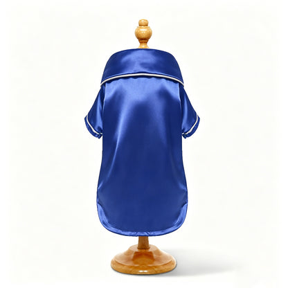 Personalized Embroidery Custom Faux Silk Pet Pajamas
