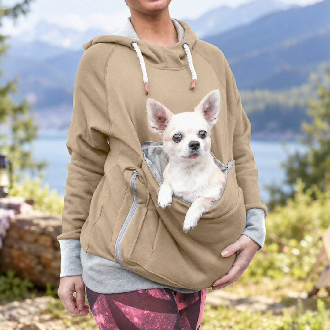 Cuddle Pouch Pet Carrier Hoodie