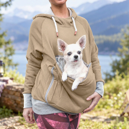 Cuddle Pouch Pet Carrier Hoodie
