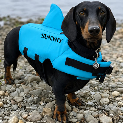 Personalized Shark Fin Dog Life Jacket