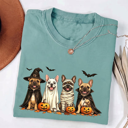 Puptailor Personalized Halloween Costume Evolution T-Shirt for Pet Lovers