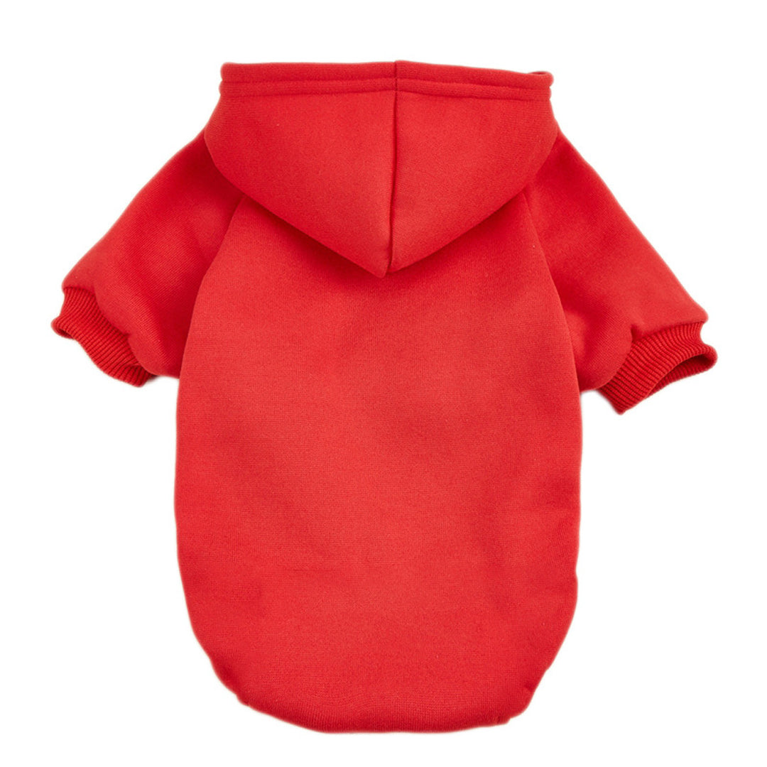 Personalized Solid-Color Warm Pet Hoodie
