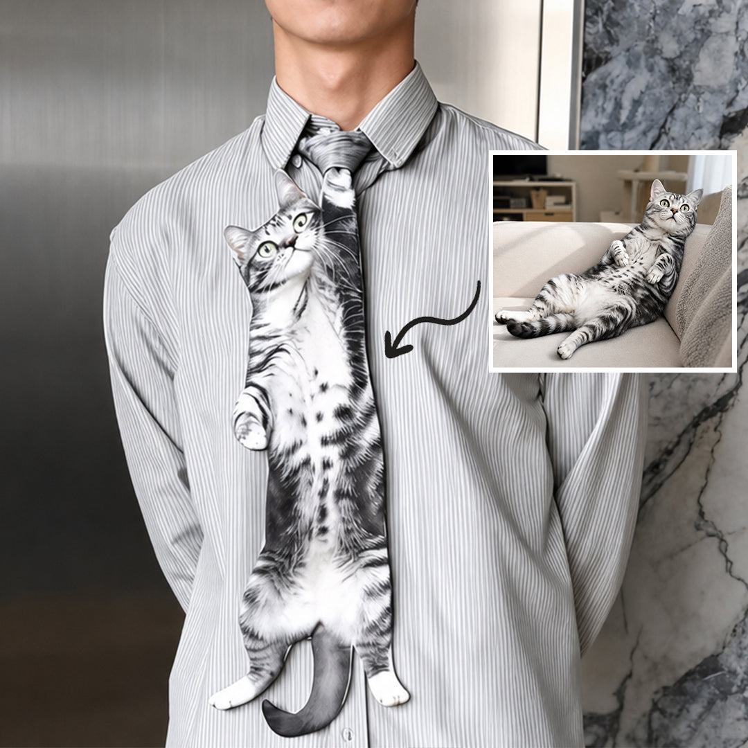Personalized Pet-Shaped Fun Ties