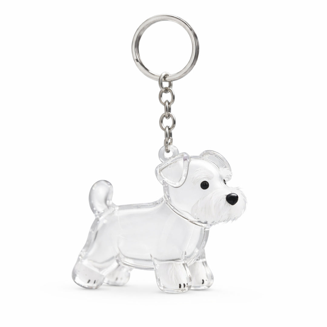Personalized Pet Hair Keepsake Keychain