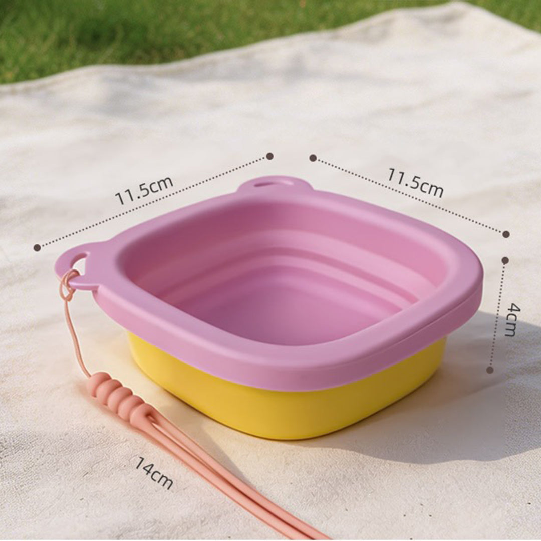 Portable Pet Feeding Water Bowl