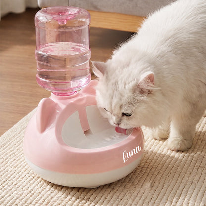 Personalized Gravity-Powered Pet Water Fountain