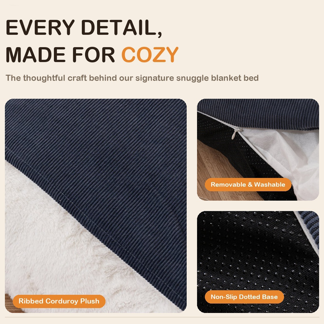 Puptailor Personalized Burrowing Dog Bed-Dog Snuggle Sack