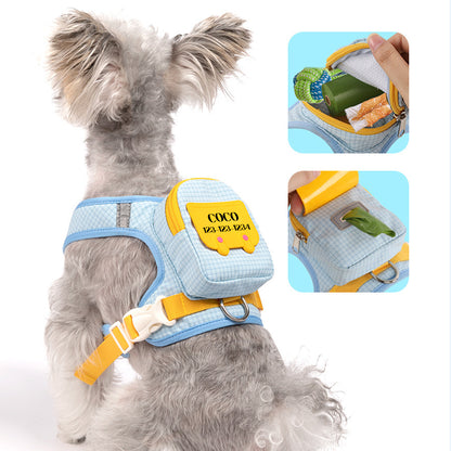 Customizable Pet Backpack-Style Harness