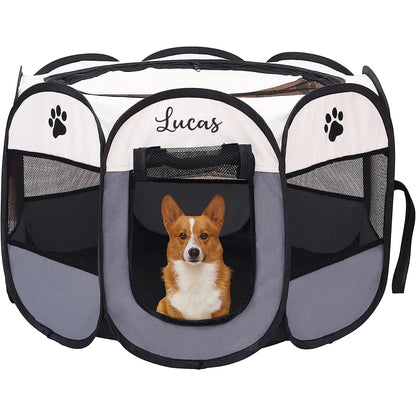 Personalized Foldable & Portable Pet Tent