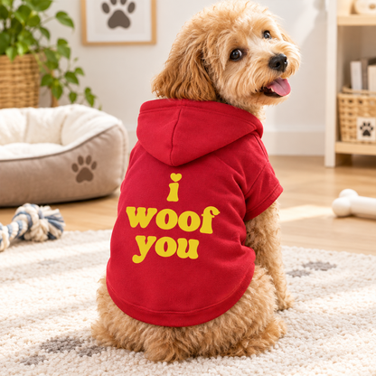 I Woof You Dog Hoodie