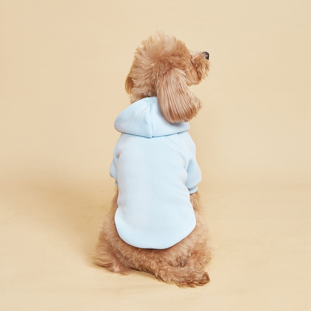 Personalized Solid-Color Warm Pet Hoodie