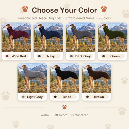 Personalized Thermal Turtleneck Dog Vest