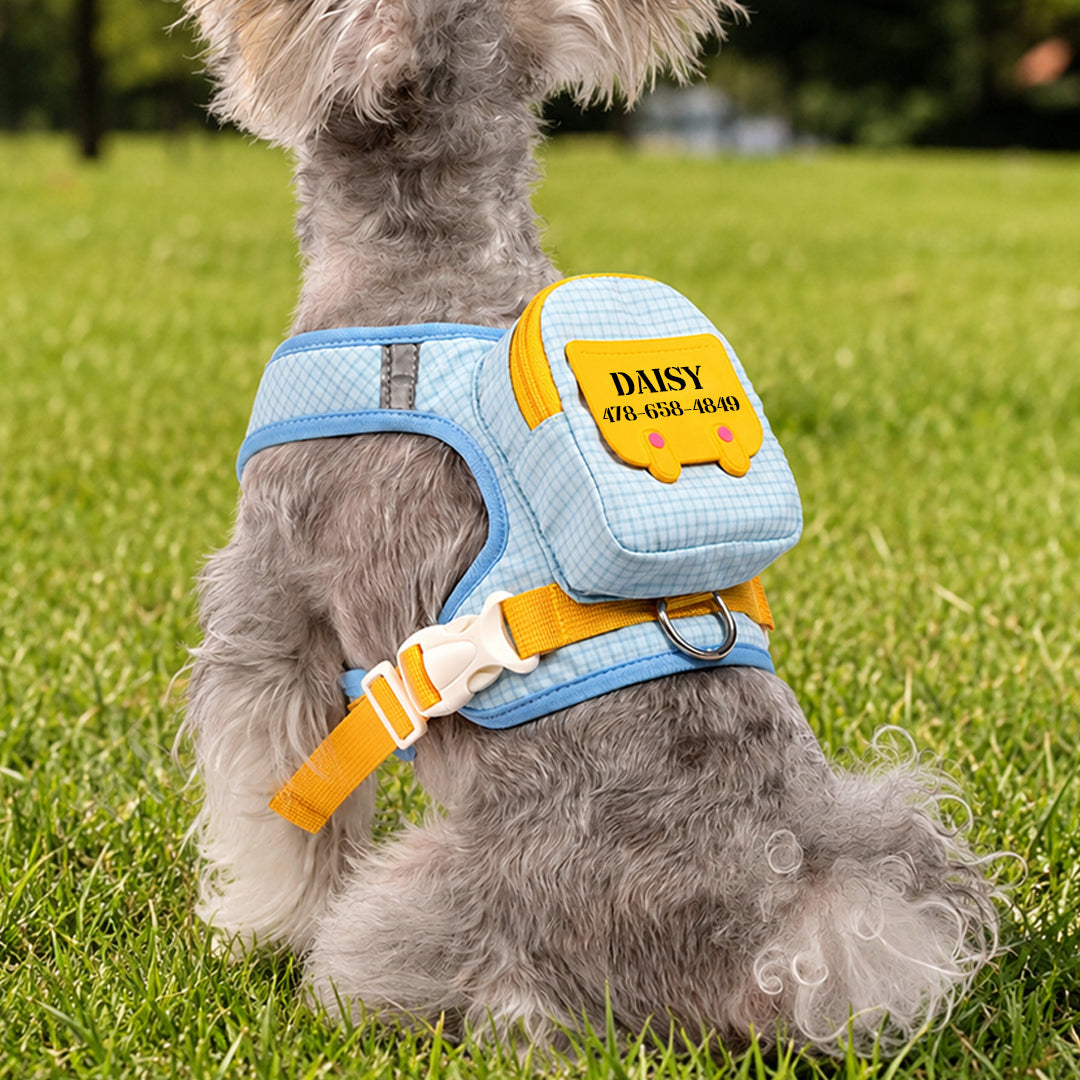 Customizable Pet Backpack-Style Harness