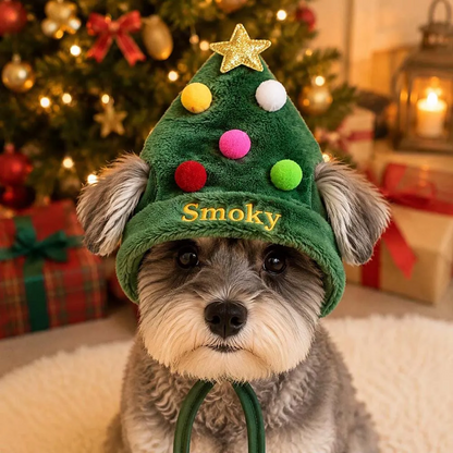 Personalized Embroidered Christmas Pet Hat
