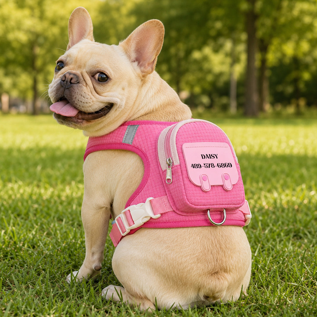 Customizable Pet Backpack-Style Harness