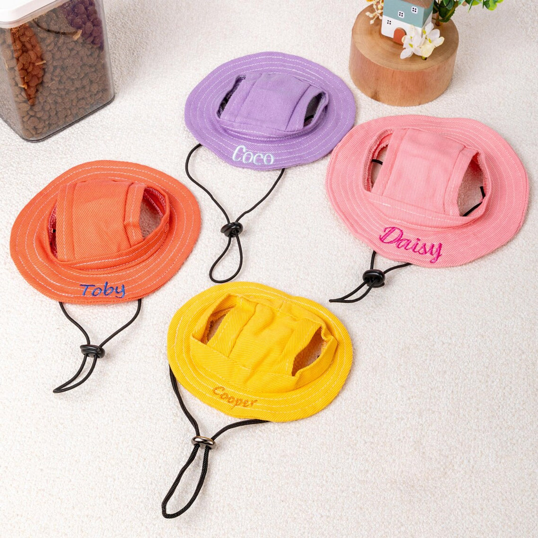Custom Embroidered Name Pet Bucket Hat