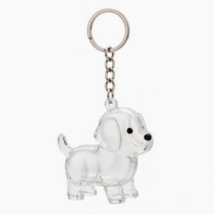 Personalized Pet Hair Keepsake Keychain
