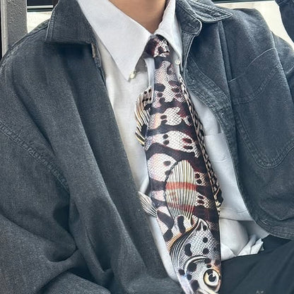 Funny 3D Animal Novelty Necktie