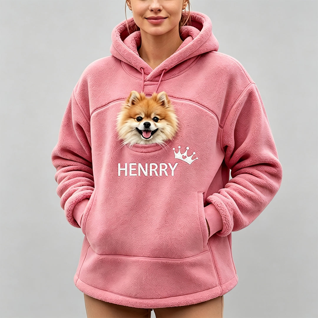 Personalized Pet Hoodies Carrier for Dog & Cat