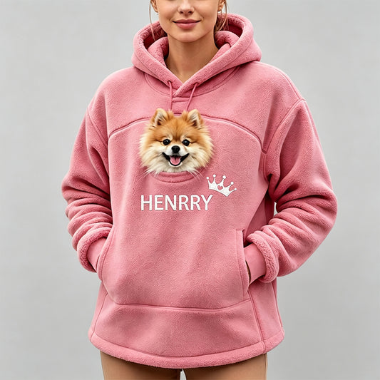 Personalized Pet Hoodies Carrier for Dog & Cat