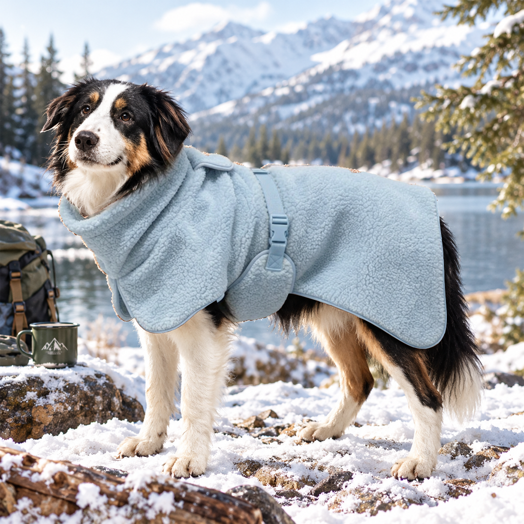 Personalized Sherpa Fleece Dog Vest
